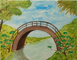 Japanese Moon Bridge