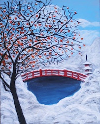 Persimmon Tree in Winter